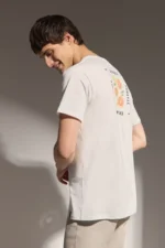 Remera clásica estampada