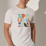 Remera estampada color splash