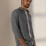 Camisa de rayas slim fit